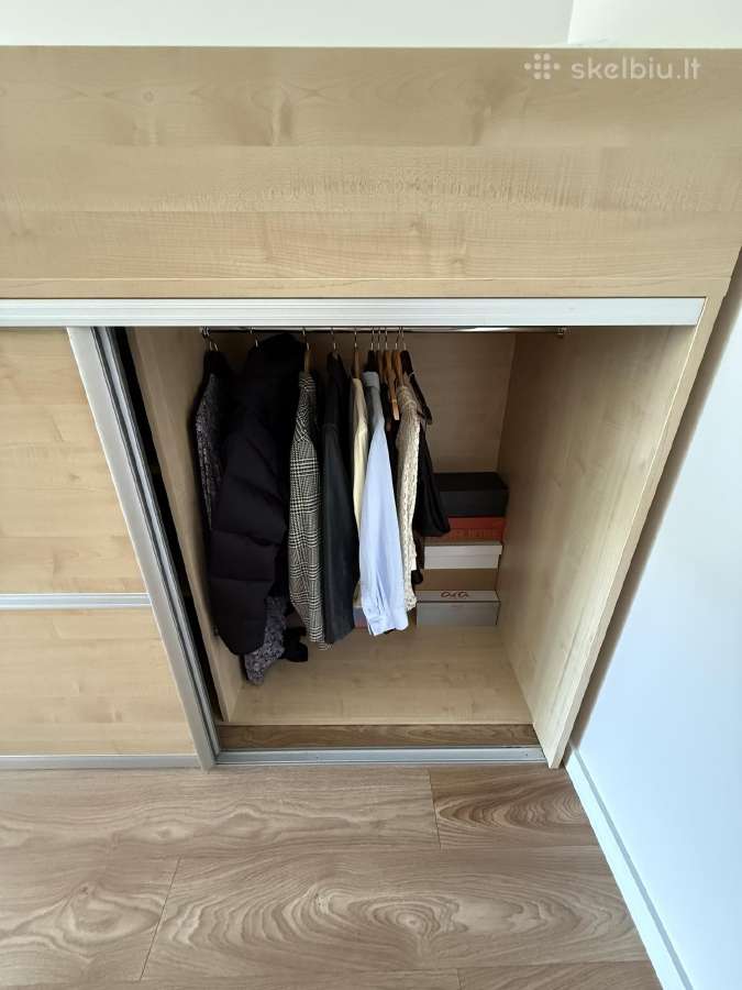 Rašomojo stalo, lovos + spintos komplektas - nuotraukos Nr. 8