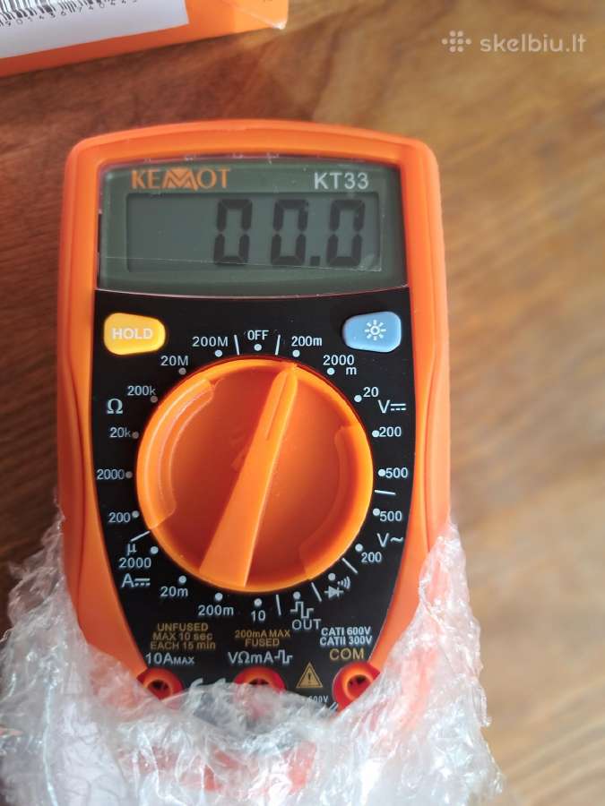 Skaitmeninis multimetras Kemot Kt33 - nuotraukos Nr. 3