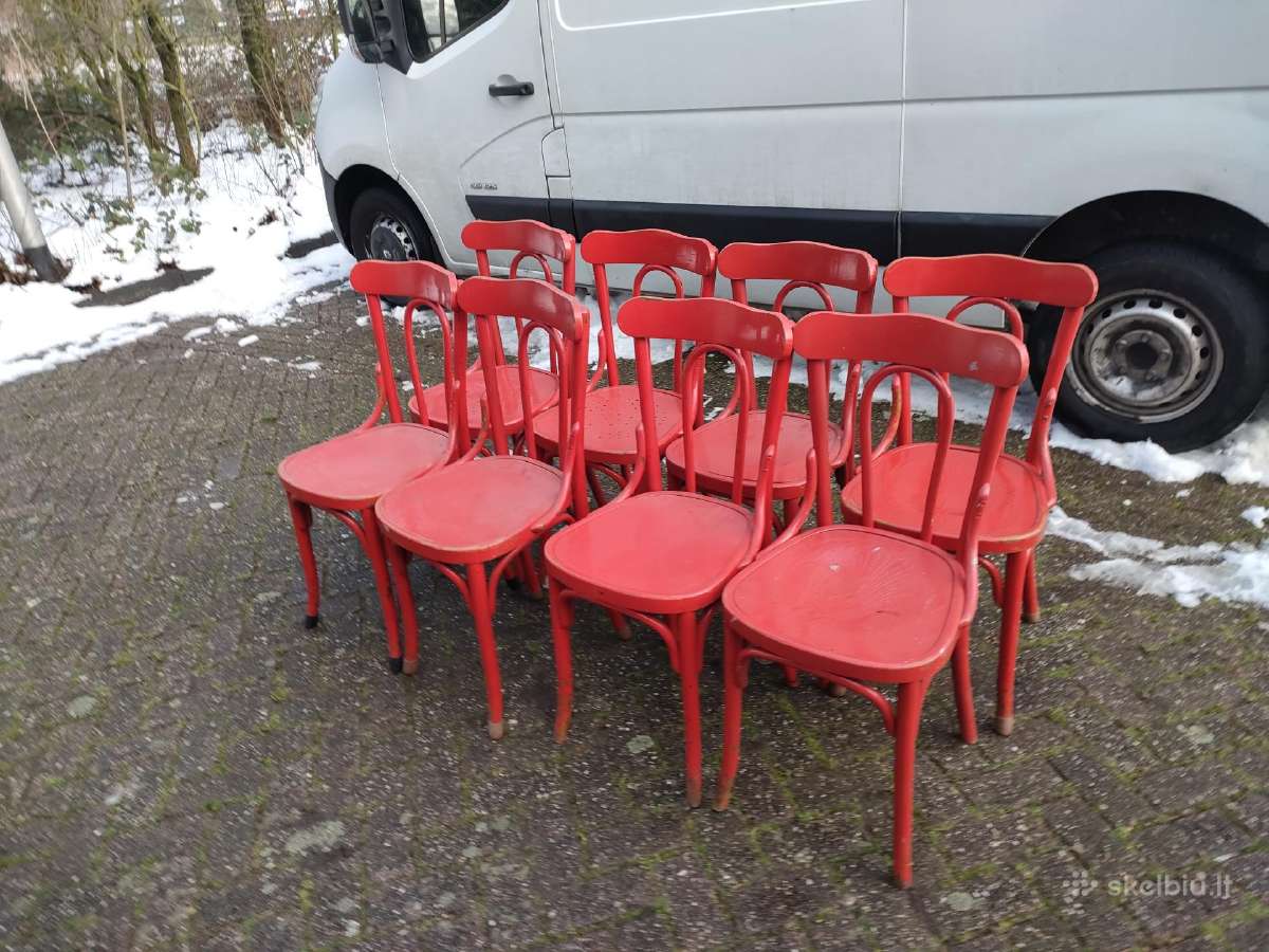 8 senovines Thonet stiliaus kedes. - nuotraukos Nr. 2