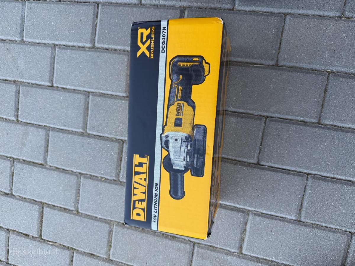 Dewalt Dcg407n kampinis šlifuoklis - nuotraukos Nr. 2