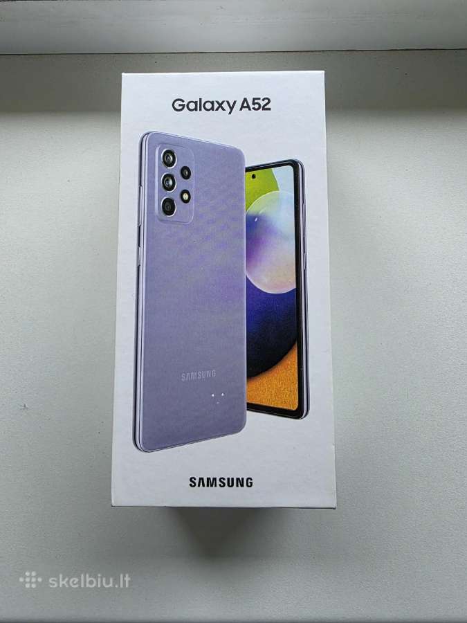 Samsung Galaxy A52 Awesome Violet 128 GB - nuotraukos Nr. 9