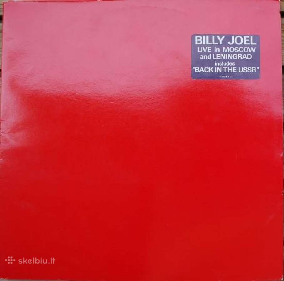 Billy Joel - Live Concert 1987 2 Lp Live Album