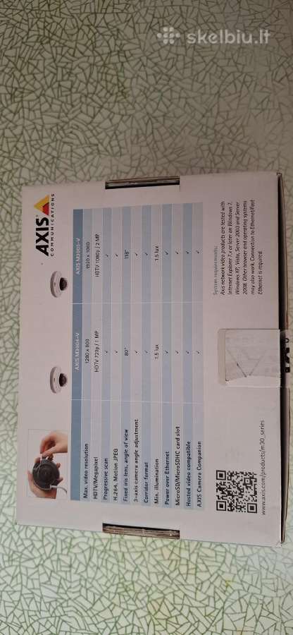 Vaizdo kamera Axis M3005-v - nuotraukos Nr. 4