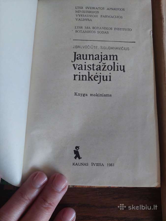 J. Balvočiūtė. Jaunajam vaistažolių rinkėjui. 1983 - nuotraukos Nr. 2