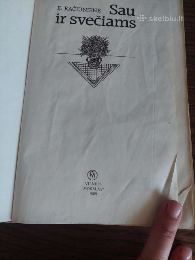 E. Račiūnienė. Sau ir svečiams. 1989 - nuotraukos Nr. 2