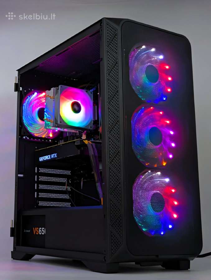 Gaming Pc Ryzen 5 5500 16gb 480gb SSD Rtx 3060 12g