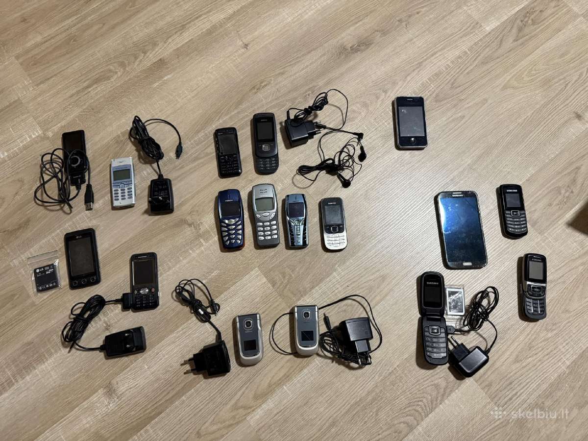 Seni mobilūs telefonai - nuotraukos Nr. 15