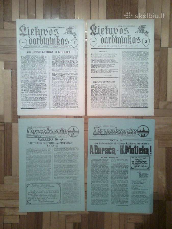 Pirmieji 1989 metų Sąjūdžio laikraščių numeriai - nuotraukos Nr. 3