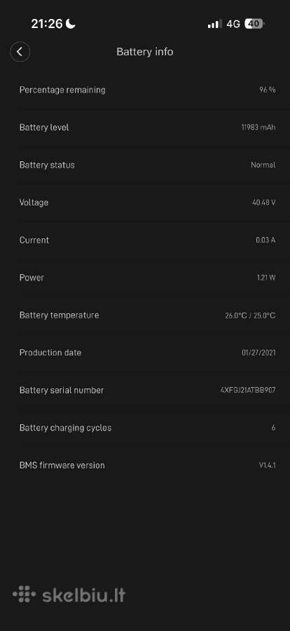 Xiaomi Mi Electric Scooter Pro 2 paspirtukas - nuotraukos Nr. 12