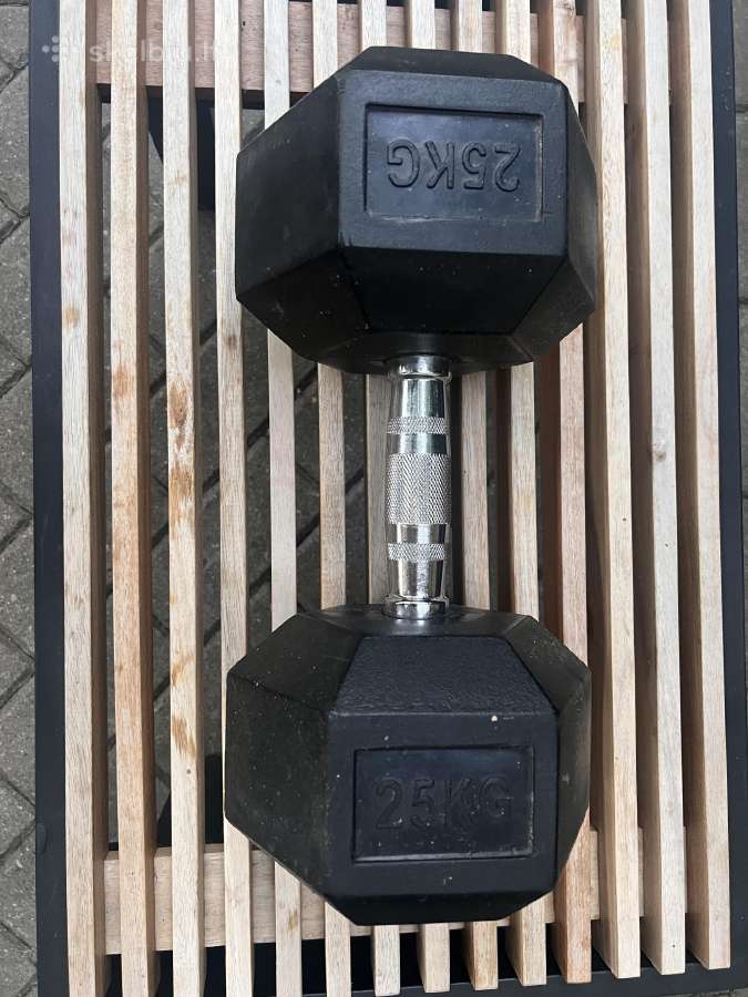 Hexagon hantelis 25kg