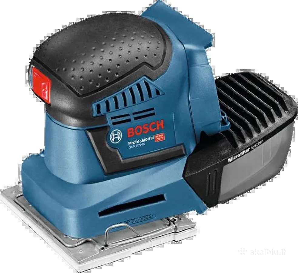 Akumuliatorinė šlifavimo mašina Bosch Gss 18, 18 V