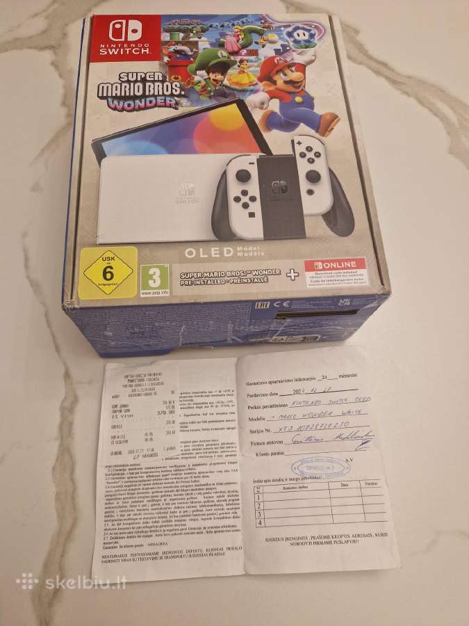 Nintendo Switch Oled 64 GB. - nuotraukos Nr. 2