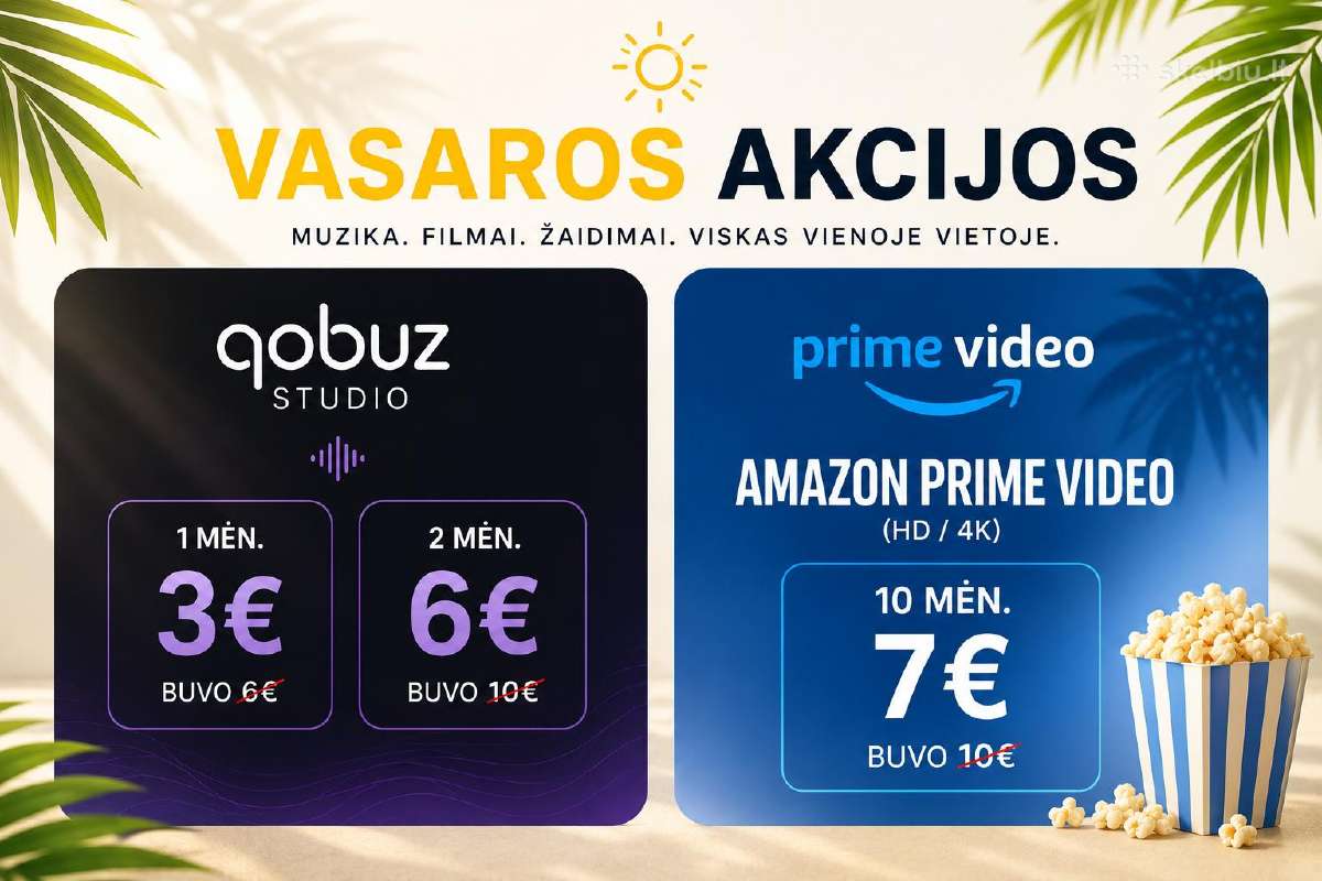 Tidal, Spotify Premium, Qobuz pigiau