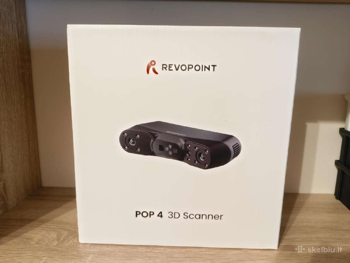 Naujas Revopoint Pop 4 3D scanner