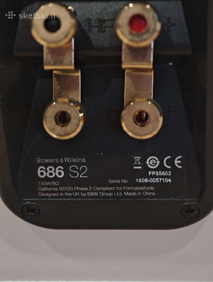 Bower's Wilkins 686 S2 B&w kolonėlės lentynines - nuotraukos Nr. 7