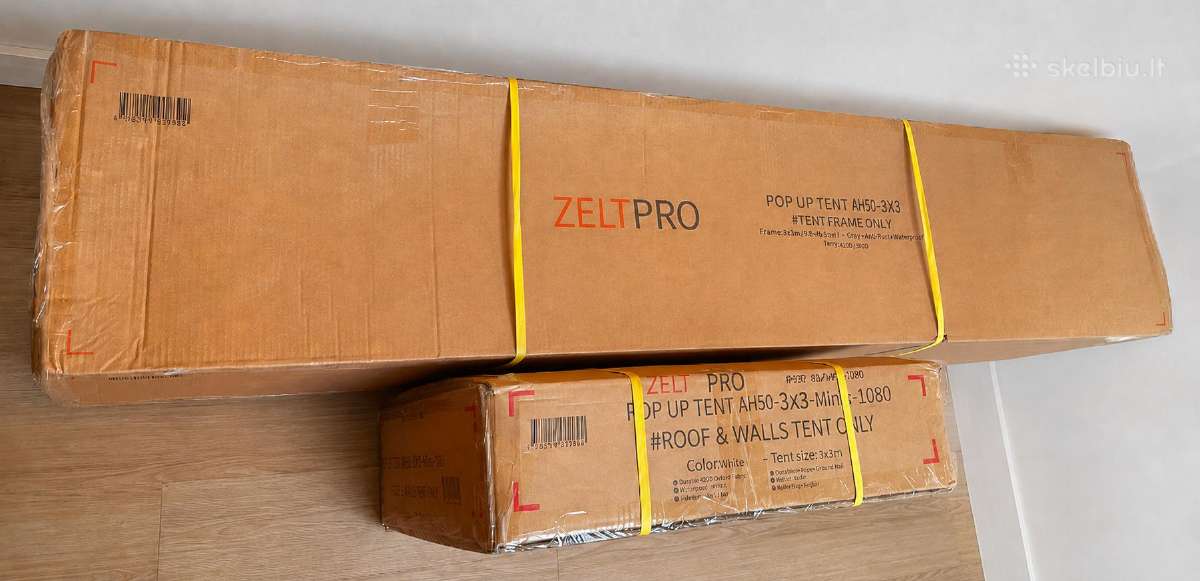 Prekybinė Palapinė 3x3 Balta Zeltpro Proframe