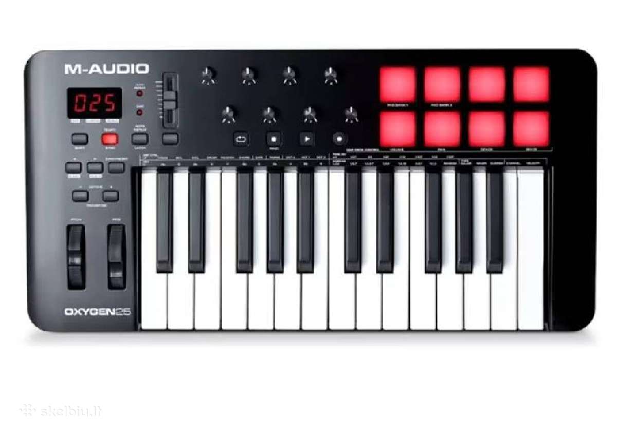 Midi klaviatūra M-audio Oxygen 25 Mk V
