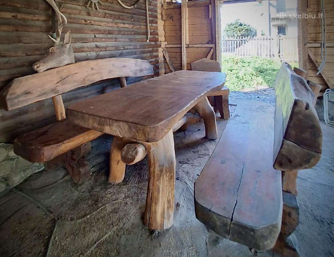 Ąžuolo masyvo baldai
