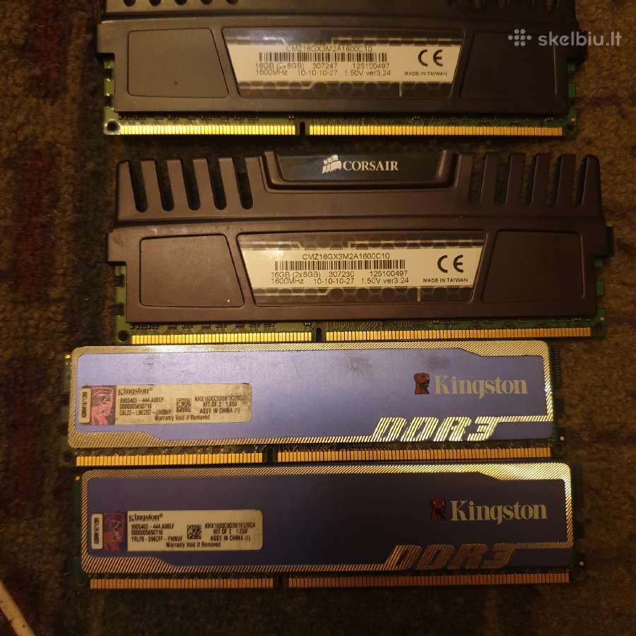 Ddr3 su radiotoriems stasionaru po 8gb - nuotraukos Nr. 2