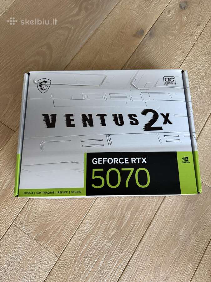 Nauja Msi Geforce Rtx 5070 Ventus 2x Oc 12gb Ddr7