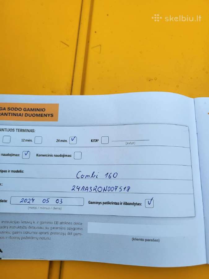 Benzininis vejos traktorius Stiga Combi 166 - nuotraukos Nr. 5