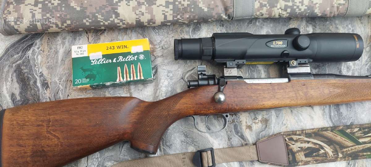 Graižtvinis šautuvas Brno 98 , 243 su optika - nuotraukos Nr. 5