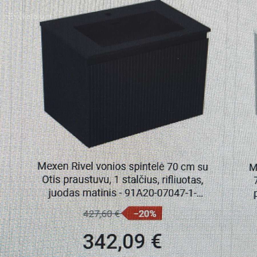 Spintele vonios su praustuvu - nuotraukos Nr. 2