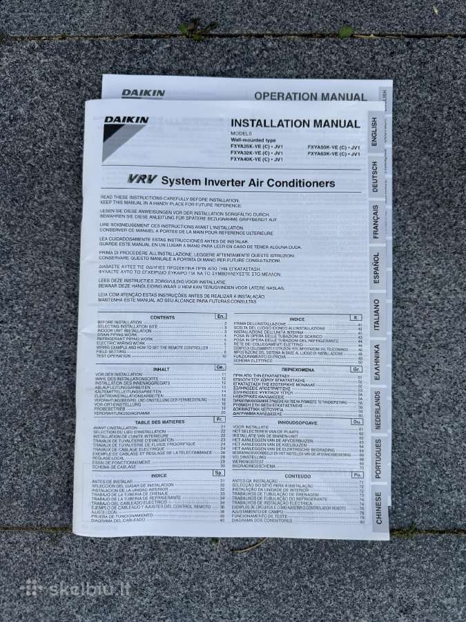 Daikin kondicionieriaus vidinis blokas - nuotraukos Nr. 5