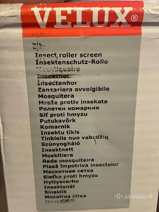 Velux tinklelis nuo uodų 922x2000 - nuotraukos Nr. 3