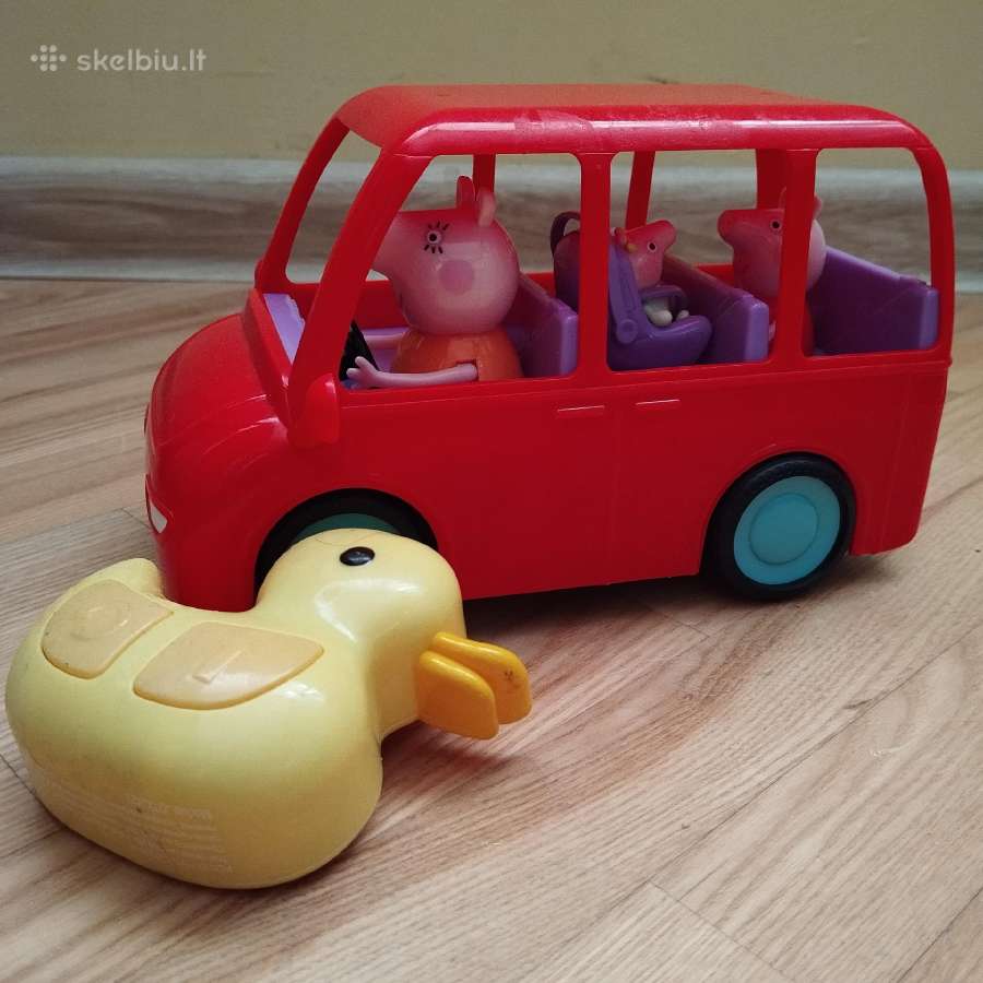 Peppa Pig - nuotoliniu būdu valdomas šeimos auto