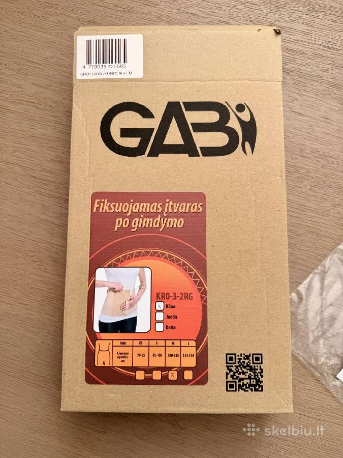Gab / Ortopagalba fiksuojamas įtvaras po gimdymo