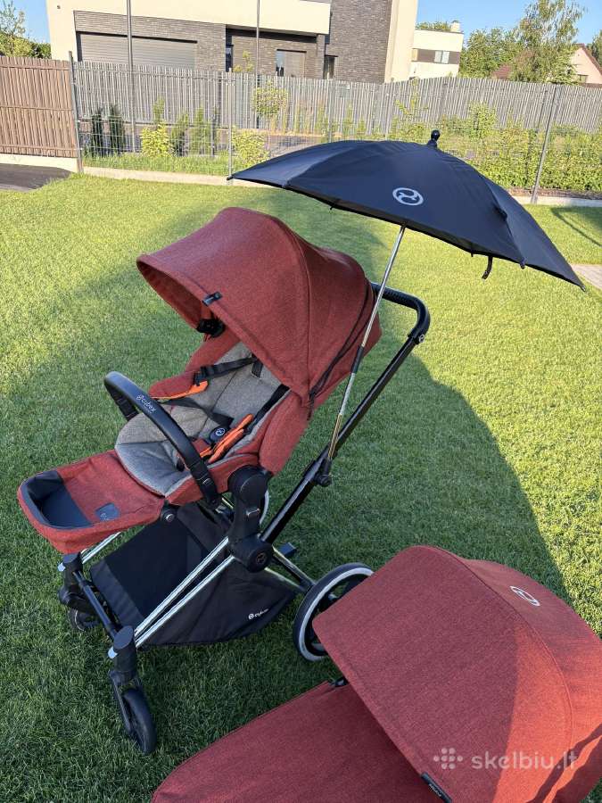 Parduodamas Cybex Priam 3in1 vežimėlio komplektas