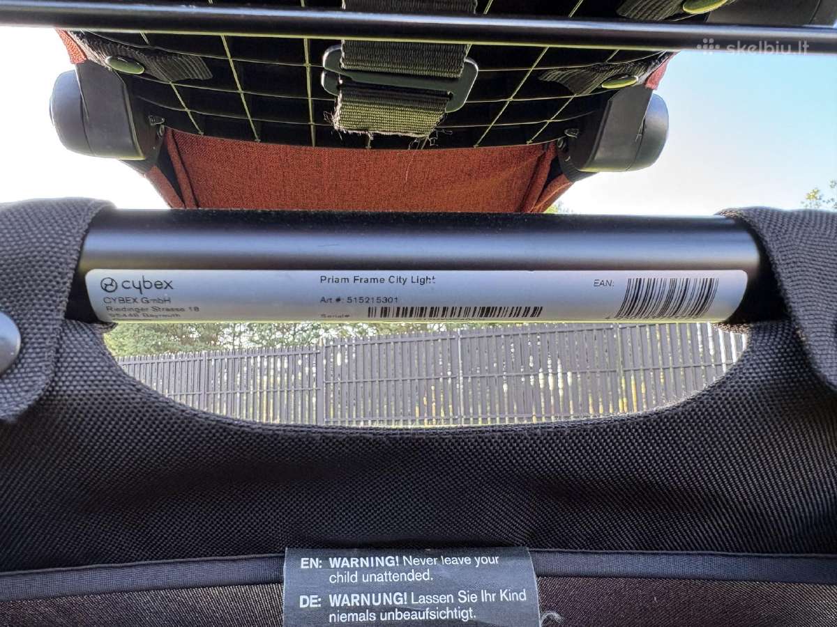 Parduodamas Cybex Priam 3in1 vežimėlio komplektas - nuotraukos Nr. 13