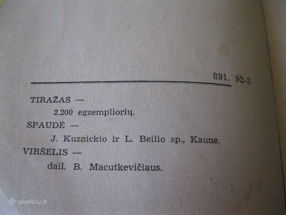Sena knyga - lietuviu k. .zr. foto. - nuotraukos Nr. 7