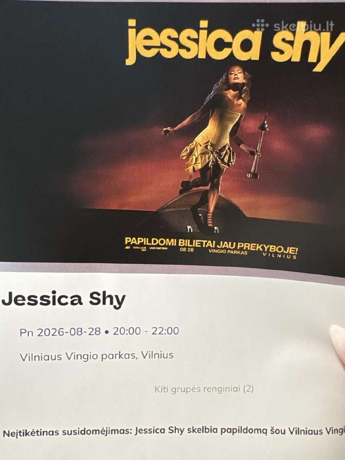 Parduodu bilietą