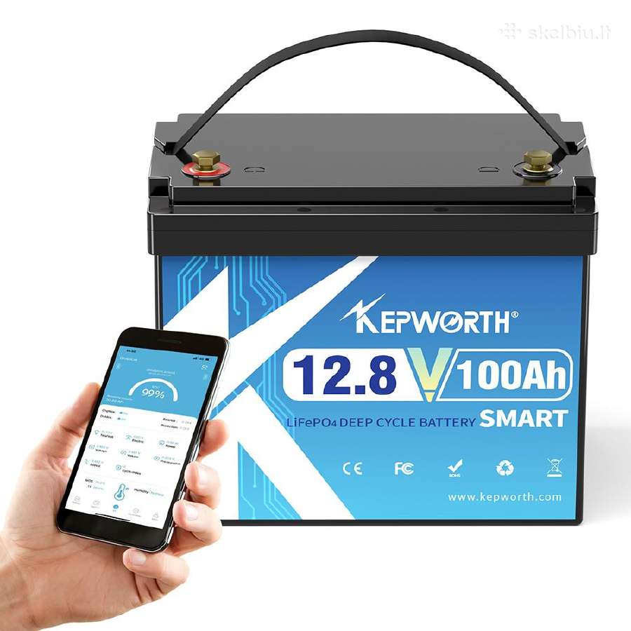 Lengvas, mažas Akumuliatorius Lithium Lifepo4 12v