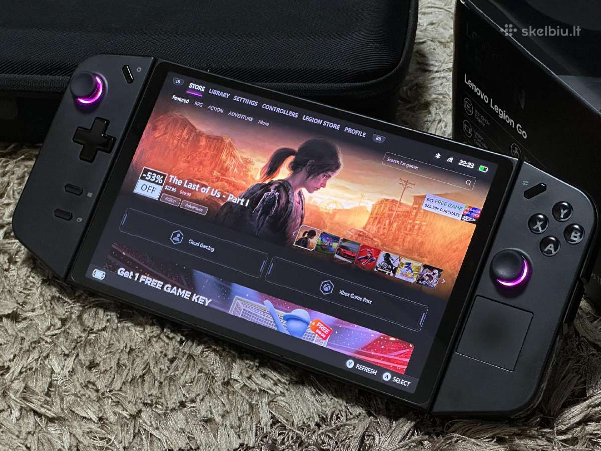 Parduodu Legion Go Z1 Extreme, 512gb, Qhd 8.8inch. - nuotraukos Nr. 2