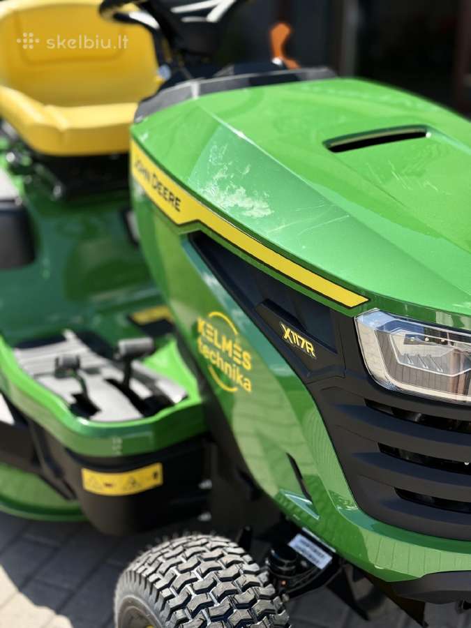 Sodo traktoriukas John Deere x117r - nuotraukos Nr. 3