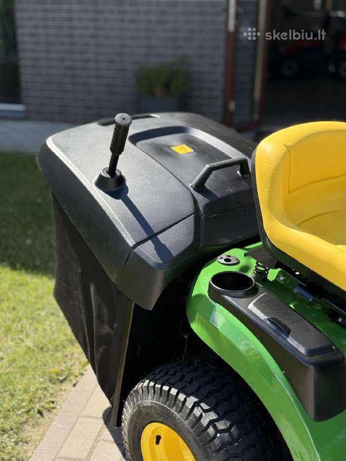 Sodo traktoriukas John Deere x117r - nuotraukos Nr. 6