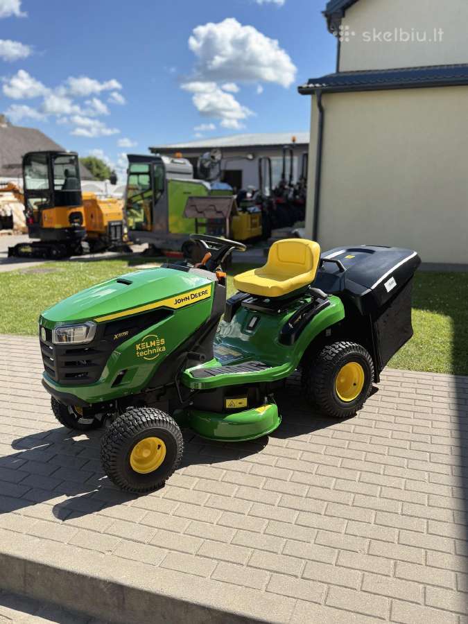 Sodo traktoriukas John Deere x117r - nuotraukos Nr. 12