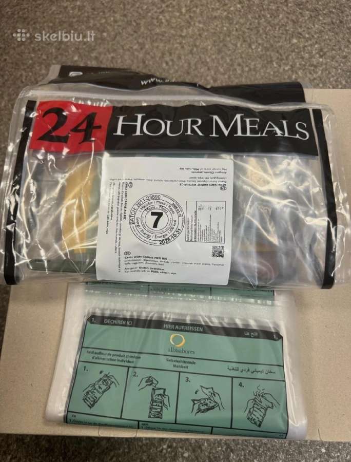 Sausi švediški daviniai „24 Hour Meals"