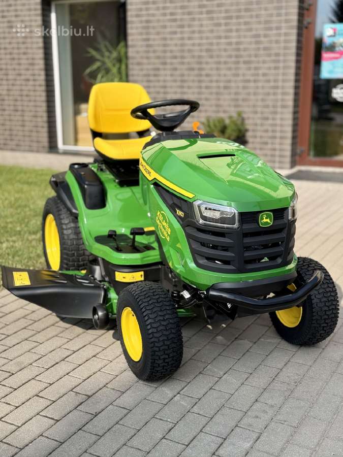 Sodo traktoriukas John Deere X167 Akcija - nuotraukos Nr. 11