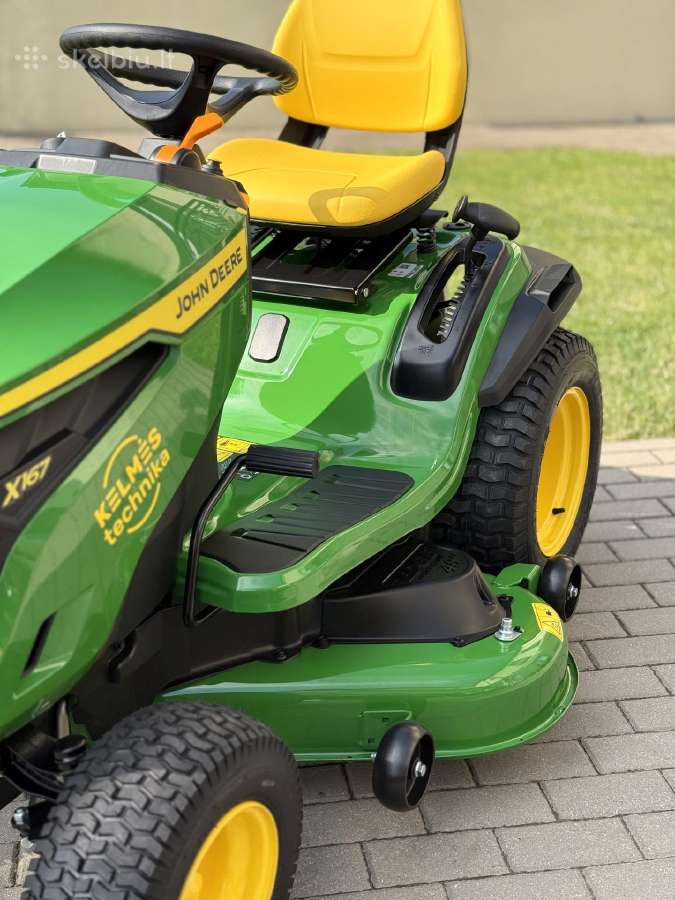 Sodo traktoriukas John Deere X167 Akcija - nuotraukos Nr. 10