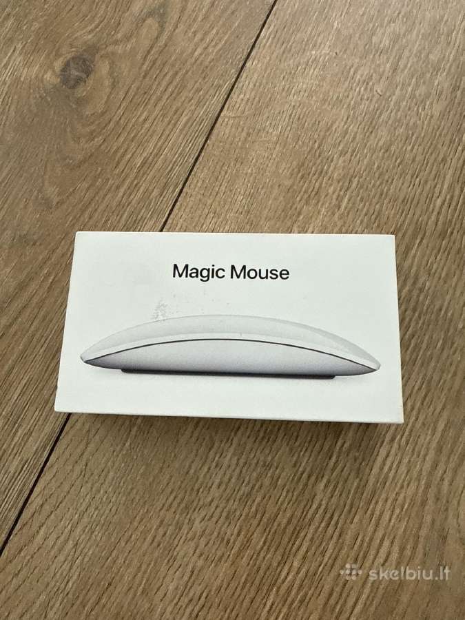 Apple Magic Mouse (Modelis A3204, balta)