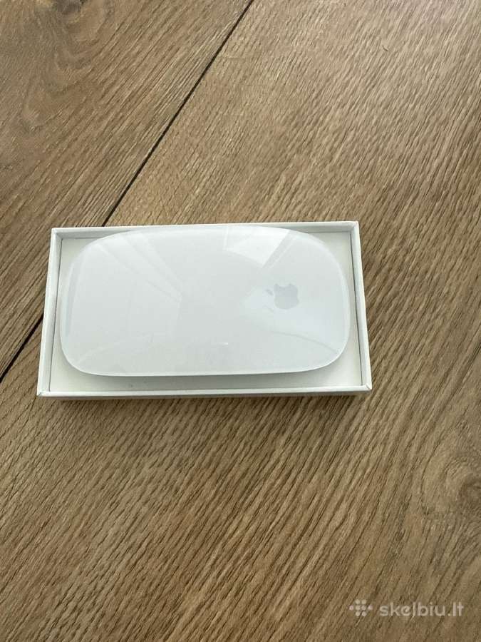 Apple Magic Mouse (Modelis A3204, balta) - nuotraukos Nr. 2