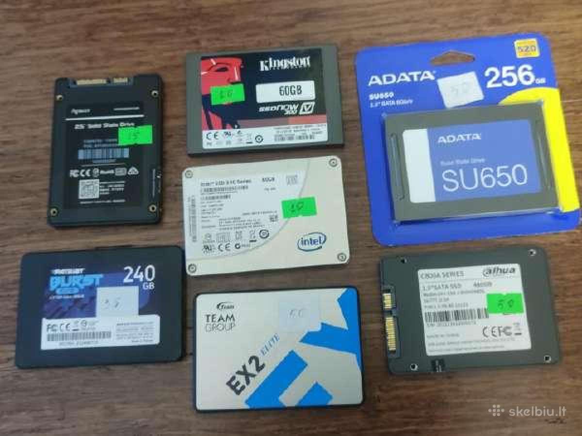 Ieškome SSD/HDD 2,5 arba 3,5 coliu(kietieji diskai