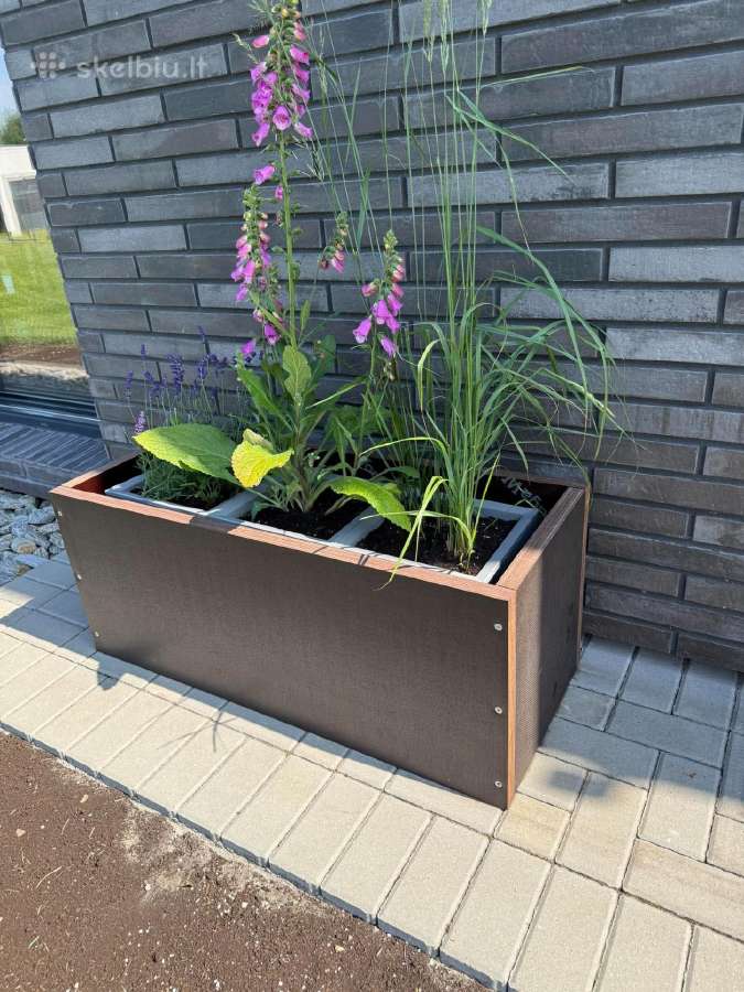 Premium Jūrinės Faneros Pakeltos Lysvės ir vazonai - nuotraukos Nr. 26