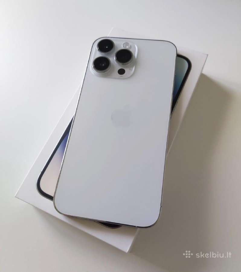 Apple iPhone 14 Pro Max 128gb Silver 10/10