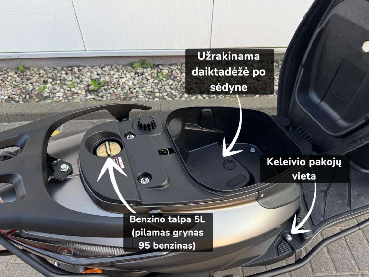 Yamaha Cygnus 2026m 49cc 3kw- pristatome per 3val - nuotraukos Nr. 5