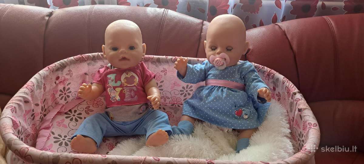 Baby-born lėlytės su lopšiuku
